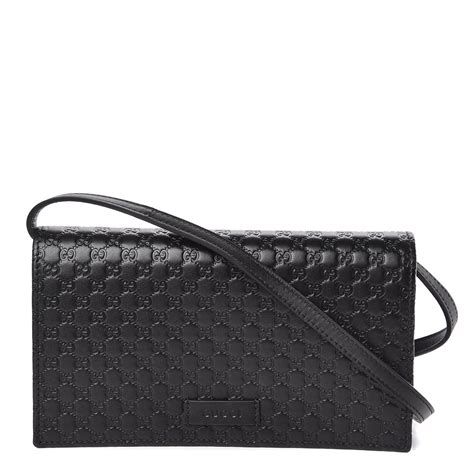 gucci black microguccissima|gucci microguccissima wallet crossbody.